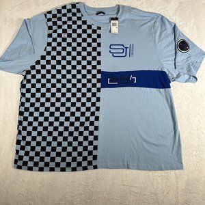 NEW!! Sean John T-Shirt Mens 5XB T-Shirt New 5XL Baby Blue